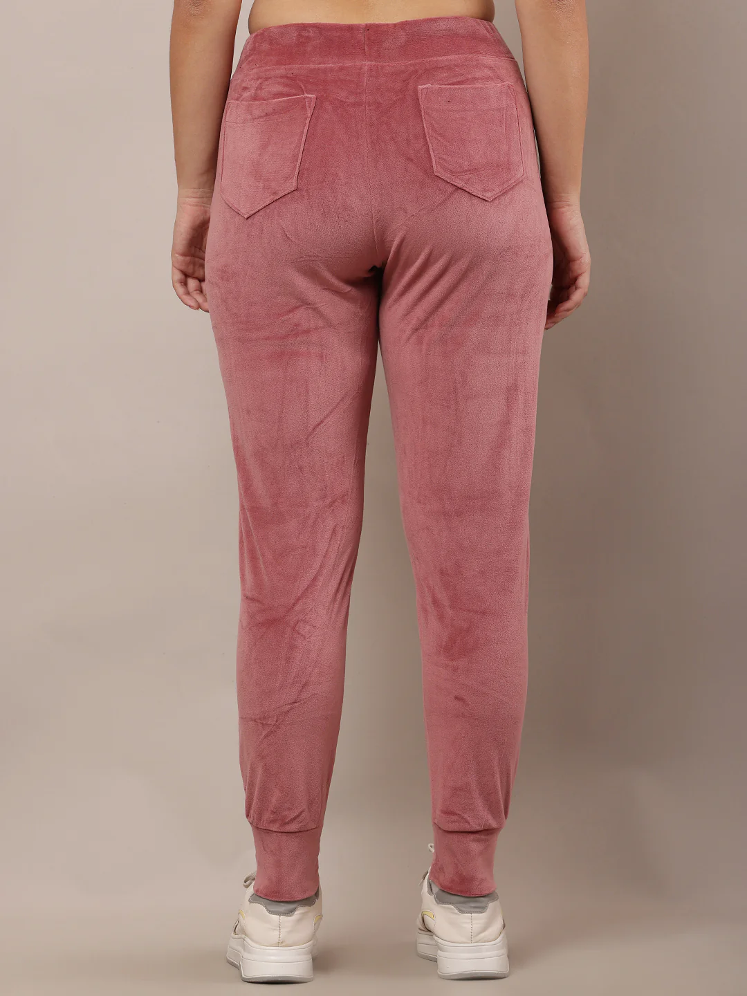 Women Light Wine Winter Soft Polyester Pyjama with Waistband - Image 4
