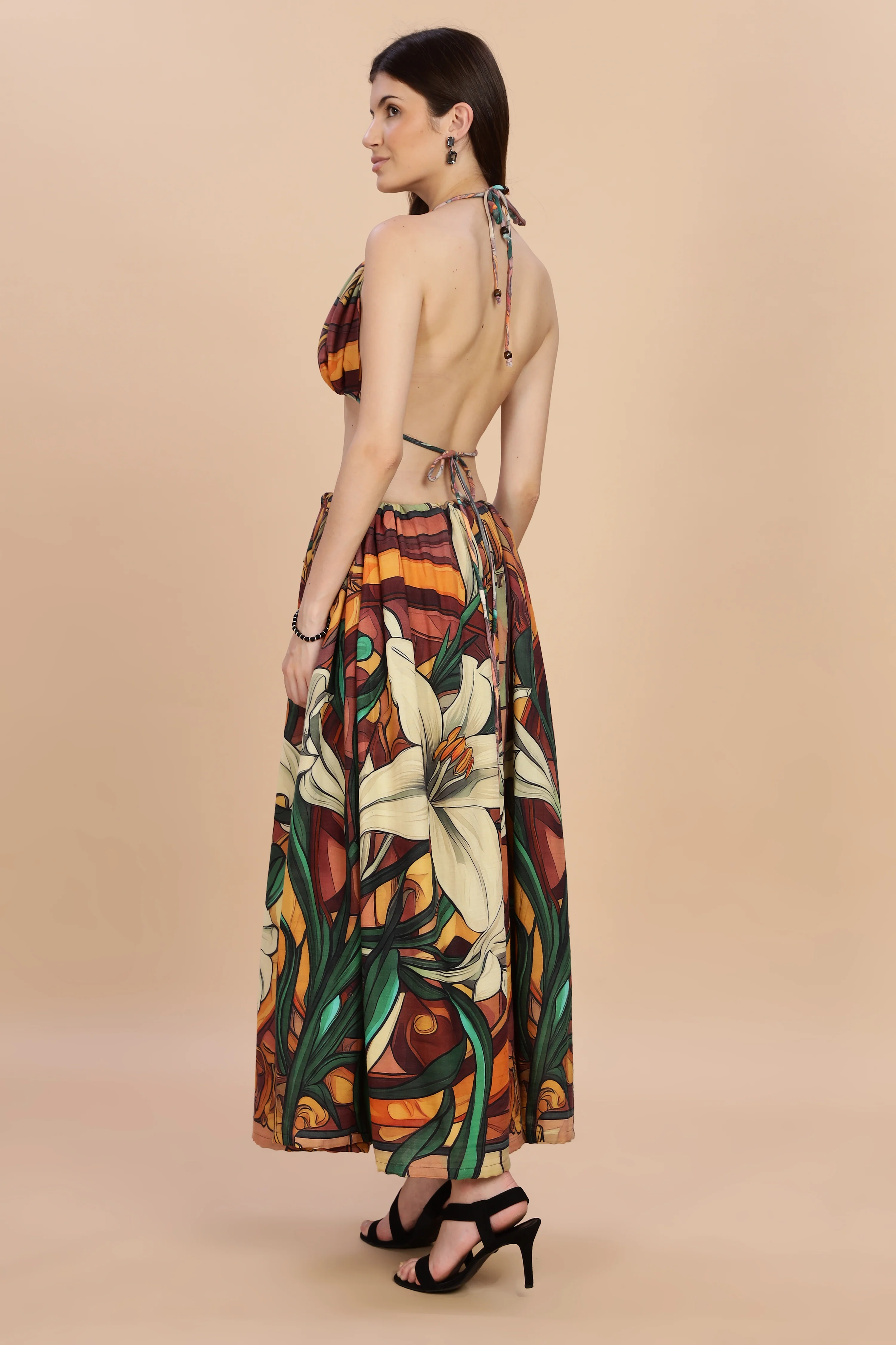 Women Liliare Gauge Cotton Co-Ord Set - Image 2