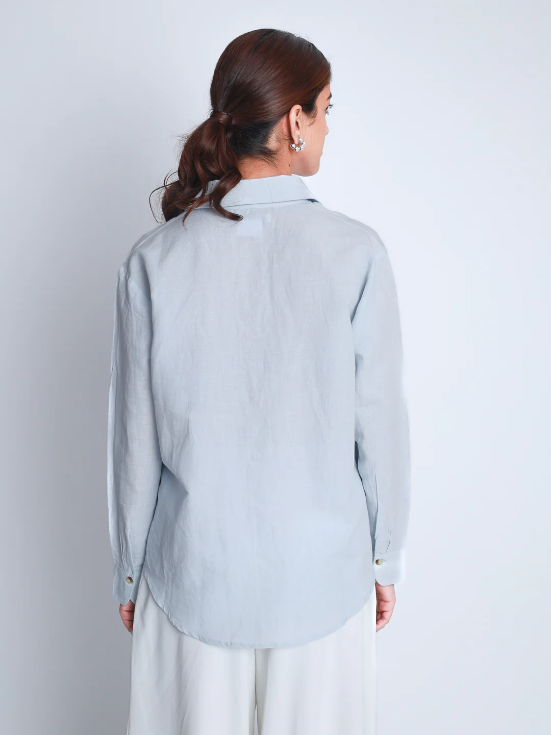 Women Linen Premium Casual Wear Shirt - Image 4