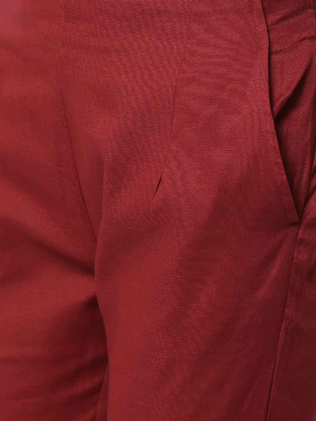 Women Maroon Casual Pants - Image 5