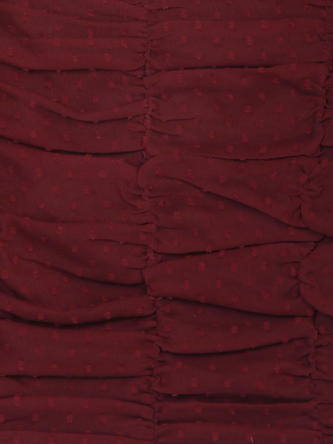 Women Maroon Fitted Crop Top - Image 8