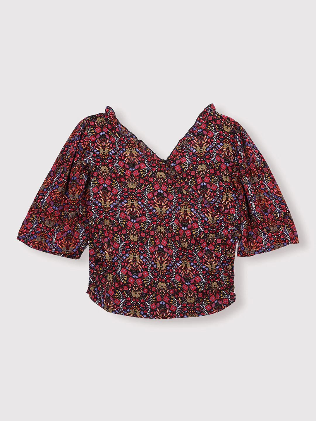 Women Printed Casual Crop Top - Image 7