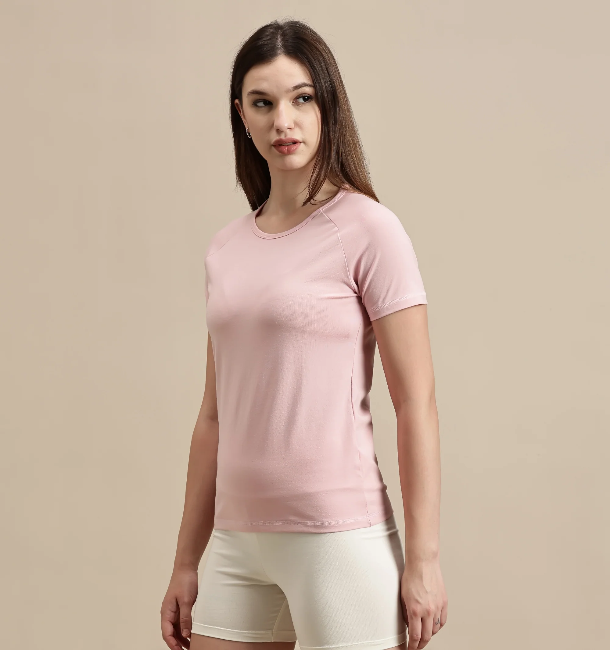 Women Mauve Half Sleeve Top - Image 6