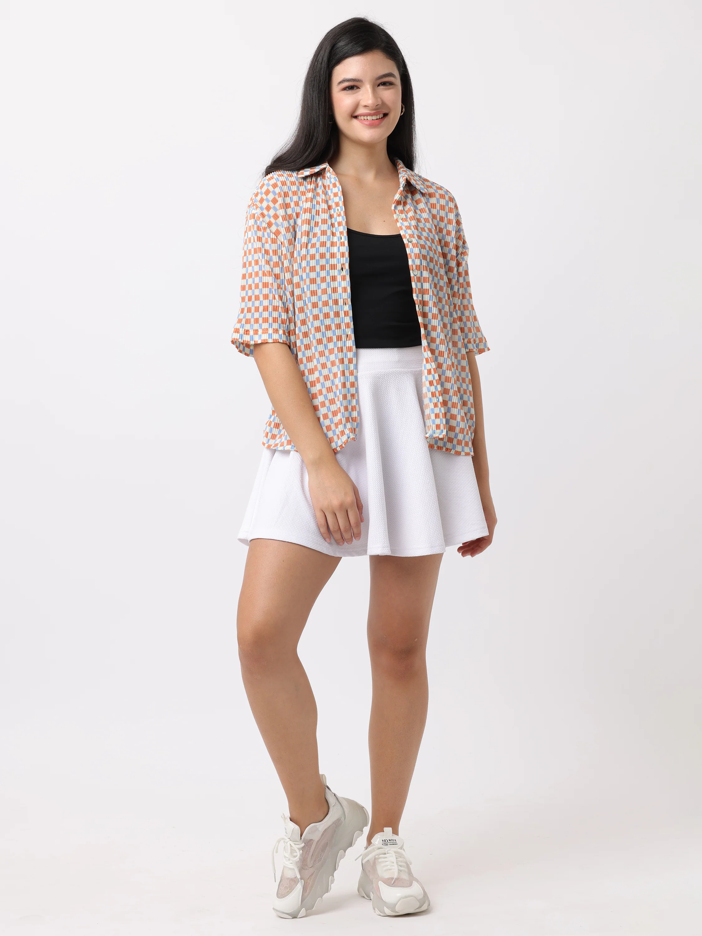 Women Multi Boxy Fit Printed Shirt - Image 2