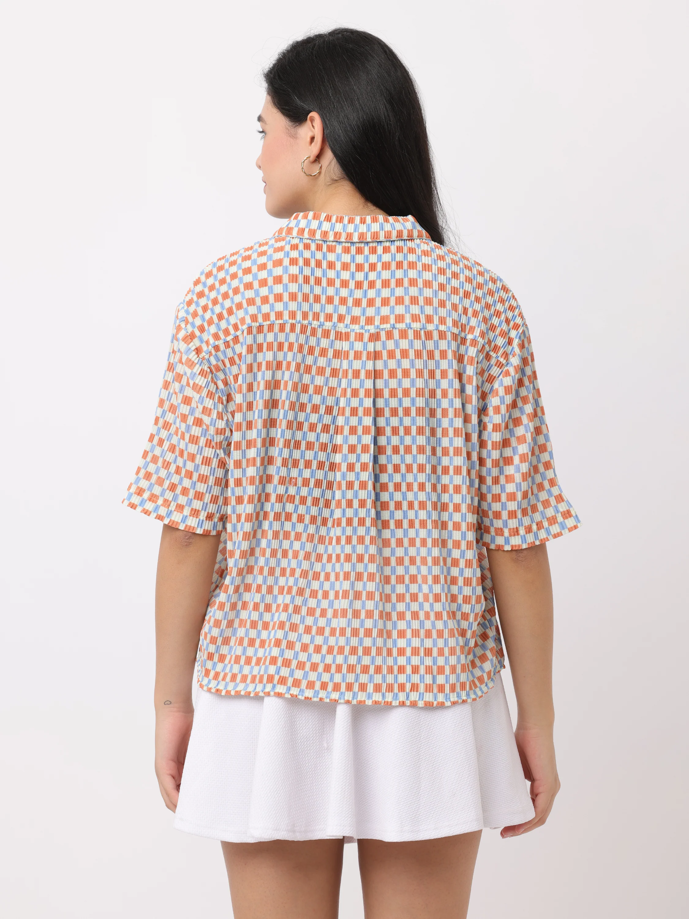 Women Multi Boxy Fit Printed Shirt - Image 6