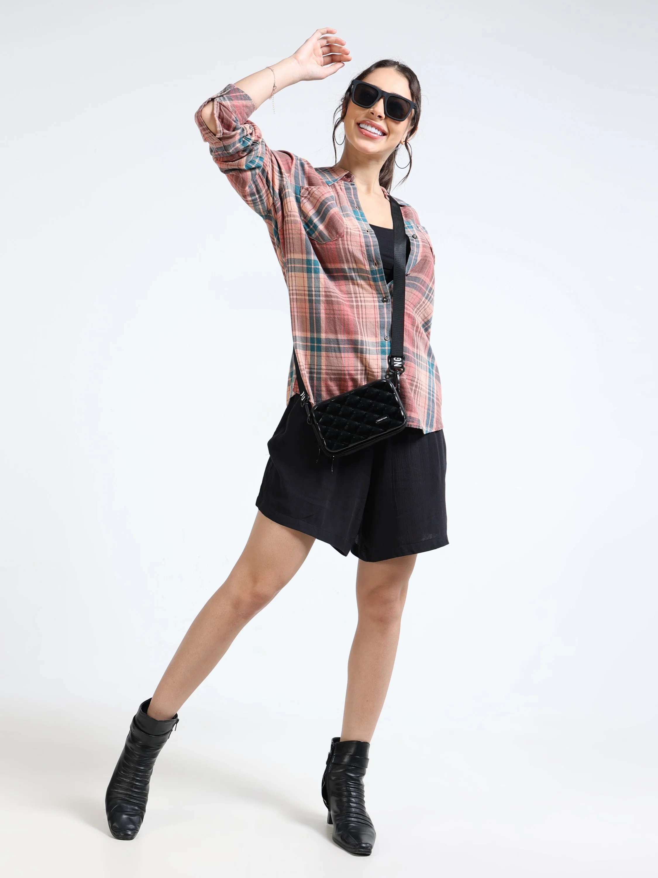 Women Multi Casual Check Shirt - Image 2