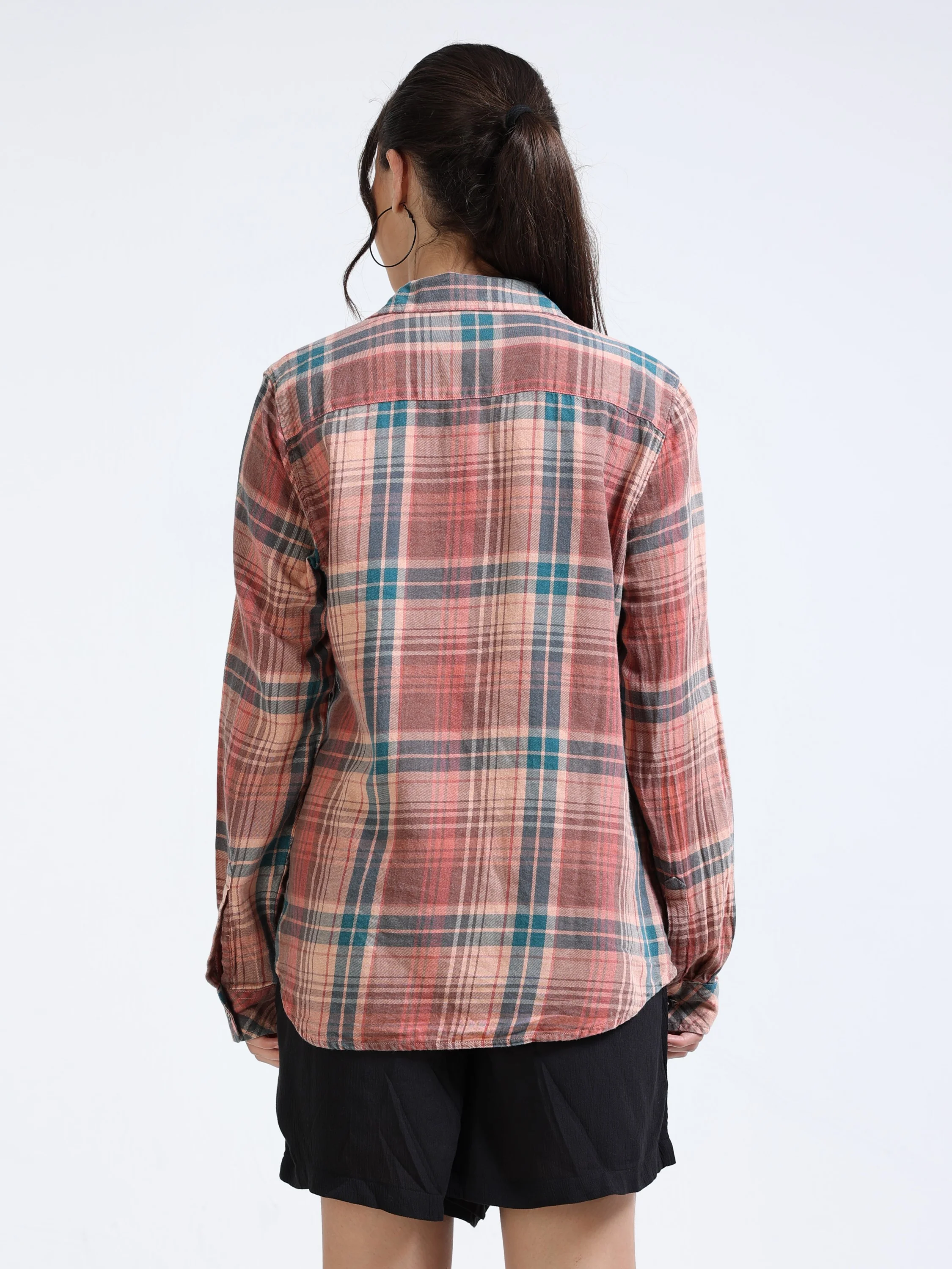 Women Multi Casual Check Shirt - Image 3
