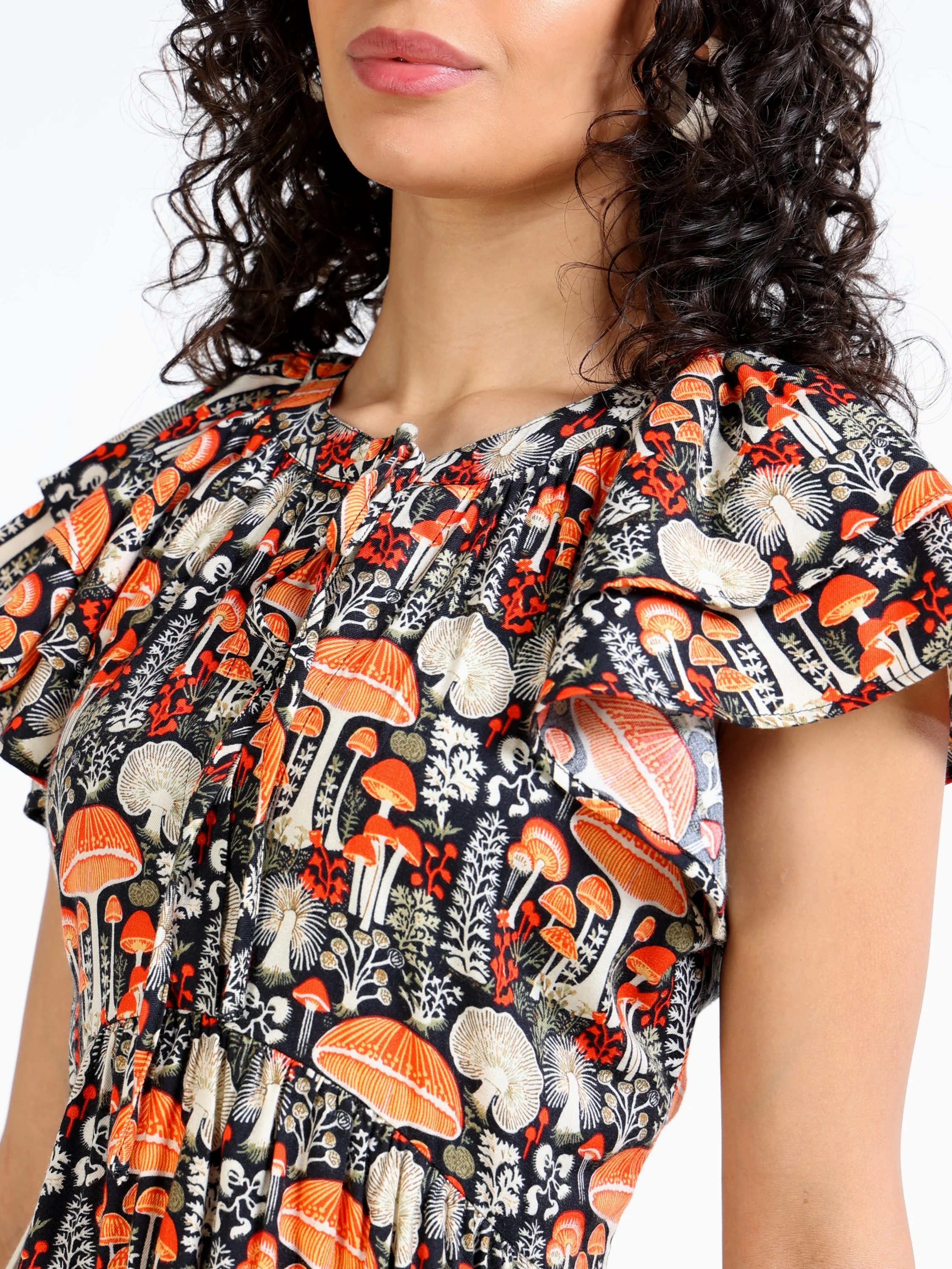 Women Multi Floral Print Dress - Image 6