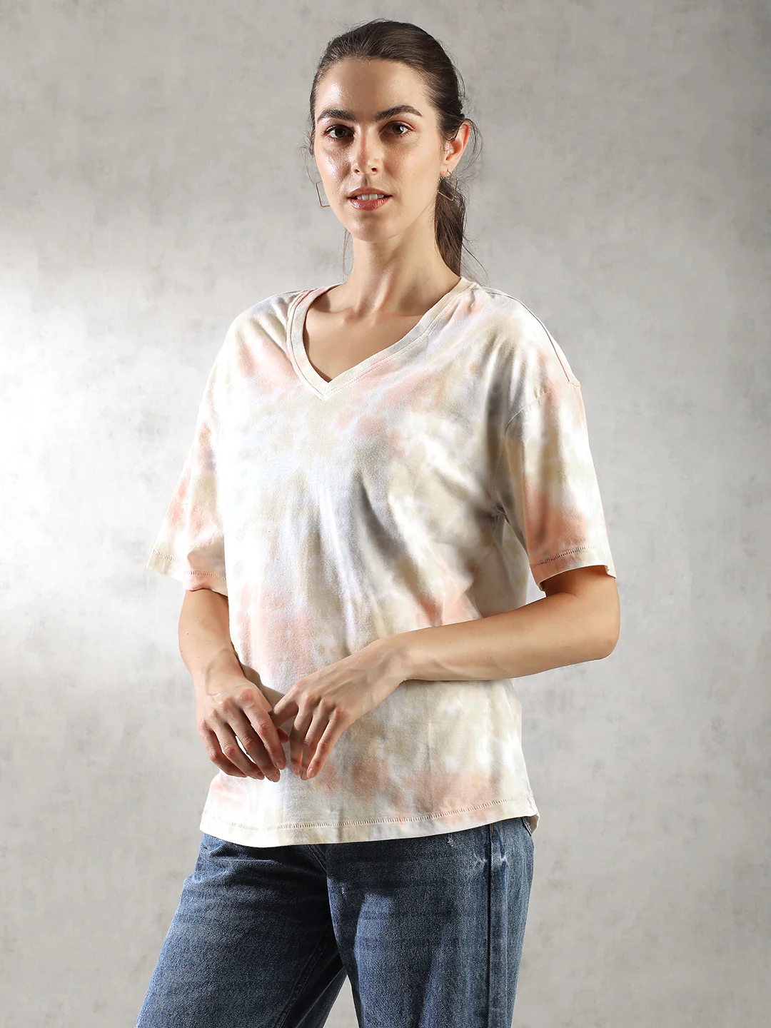 Women Pastel Tie-Dye Top - Image 3