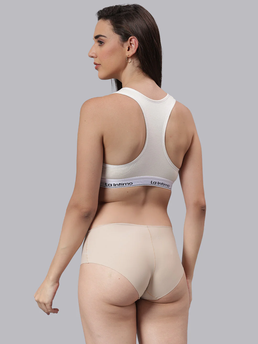 Women Satiny Soft T-Shirt Bra Combo Set - Image 4