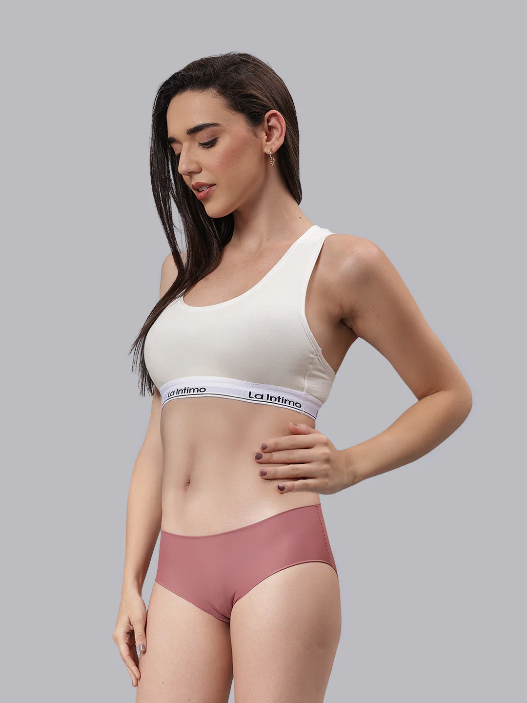 Women Satiny Soft T-Shirt Bra Combo Set - Image 3