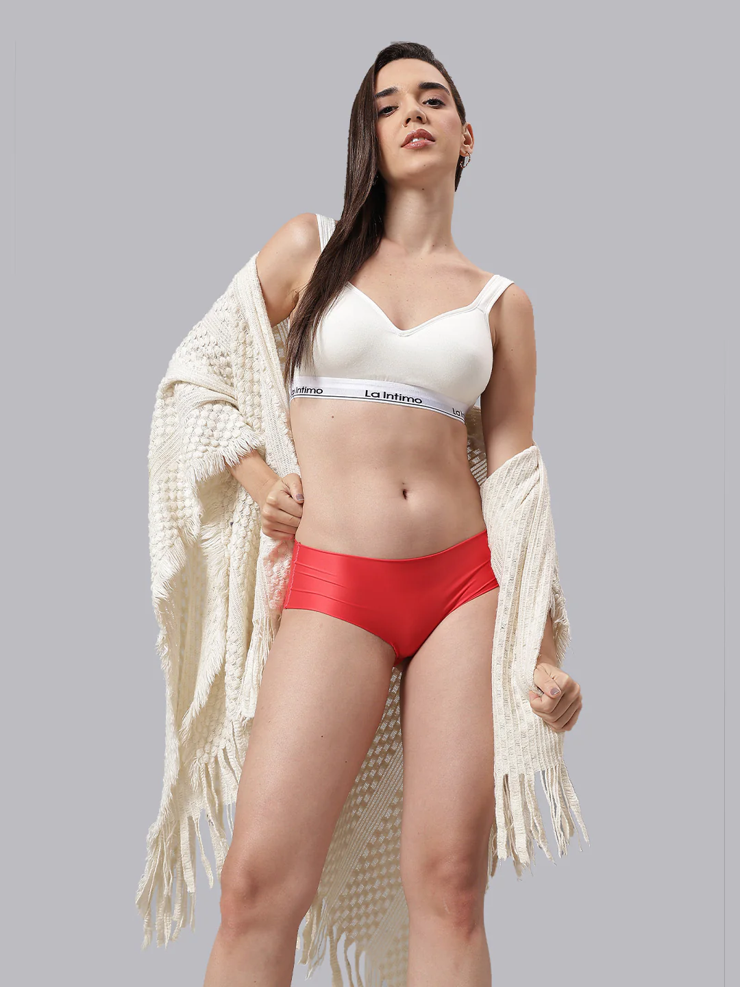 Women Satiny Soft T-Shirt Bra Combo Set - Image 5