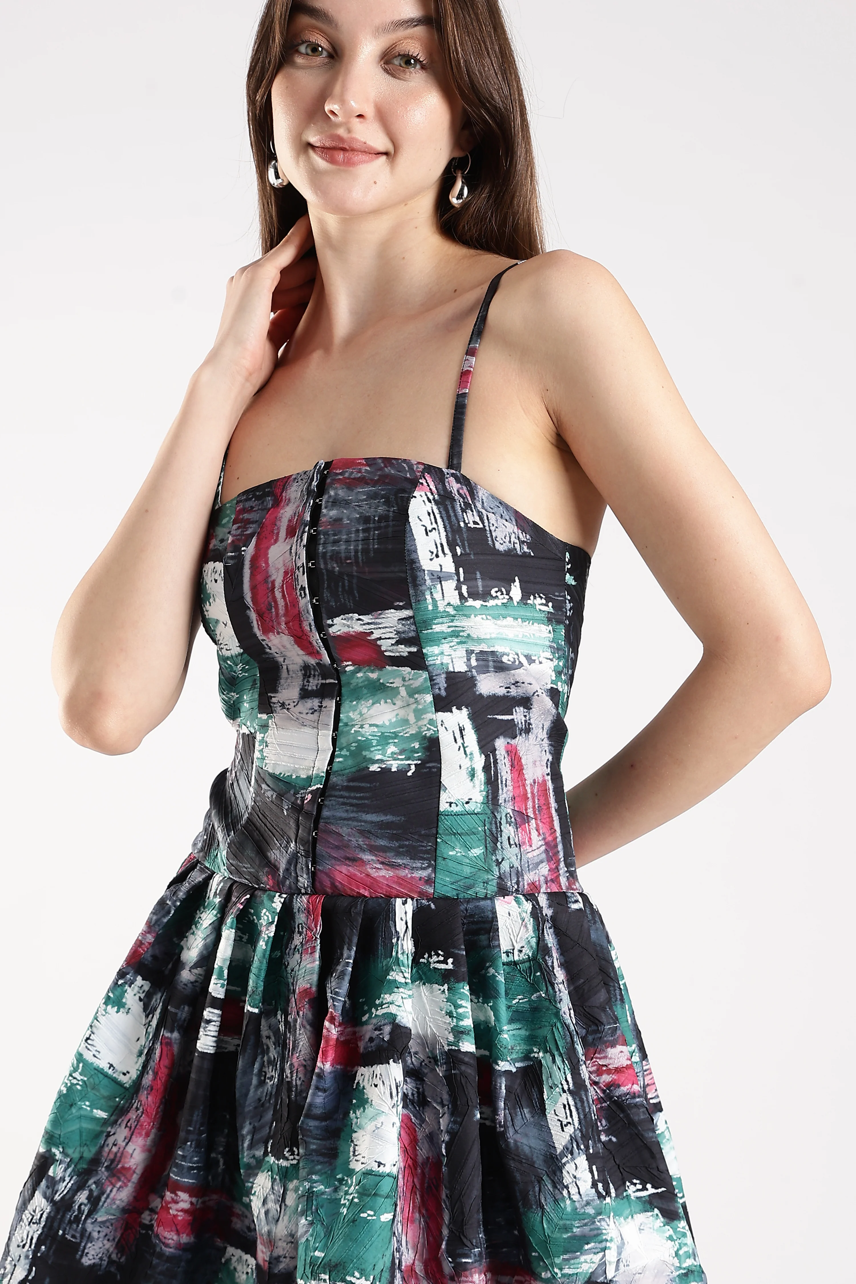 Women Multicolor Fit & Flare Dress - Image 4