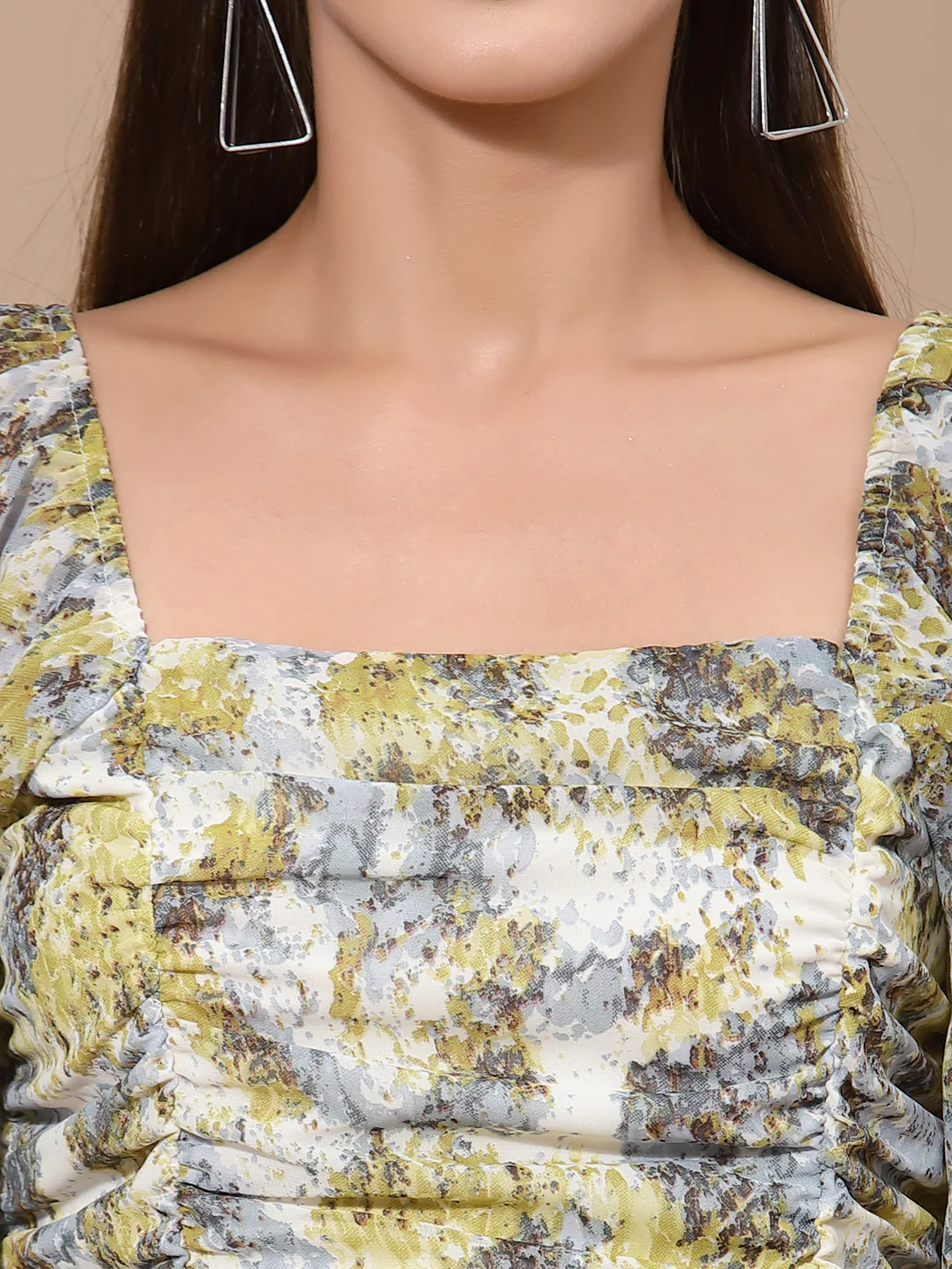 Women Multicolored Floral Odour Free Mini Sheath Dress - Image 7