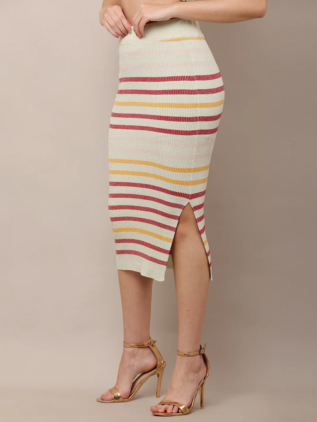 Women Multicolour A-Line Skirt - Image 3