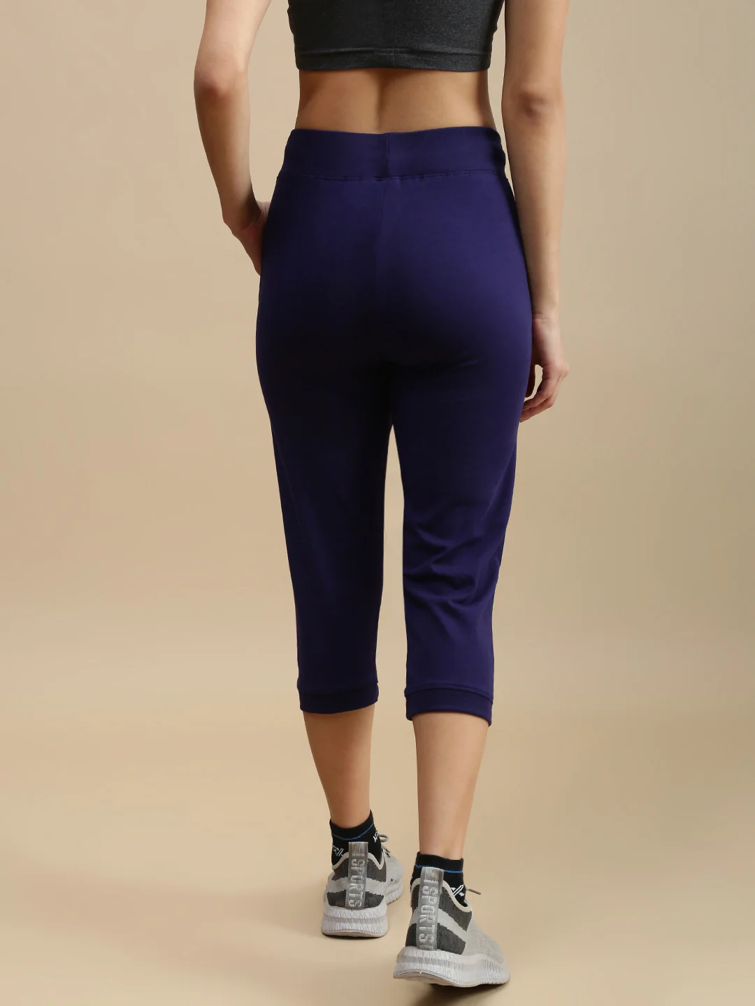 Women Navy Blue Athleisure Pants - Image 3