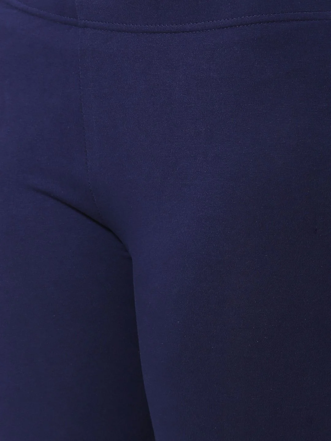 Women Navy Blue Casual Leggings - Image 5