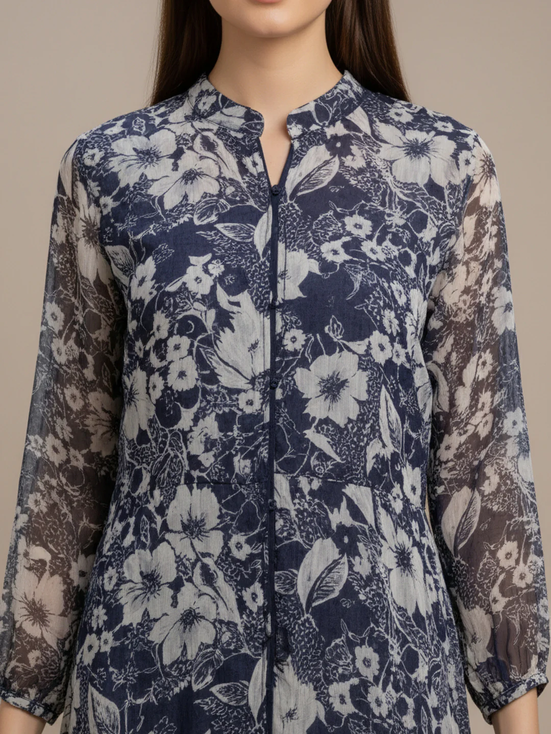 Women Floral Fit & Flare Midi Dress - Image 6