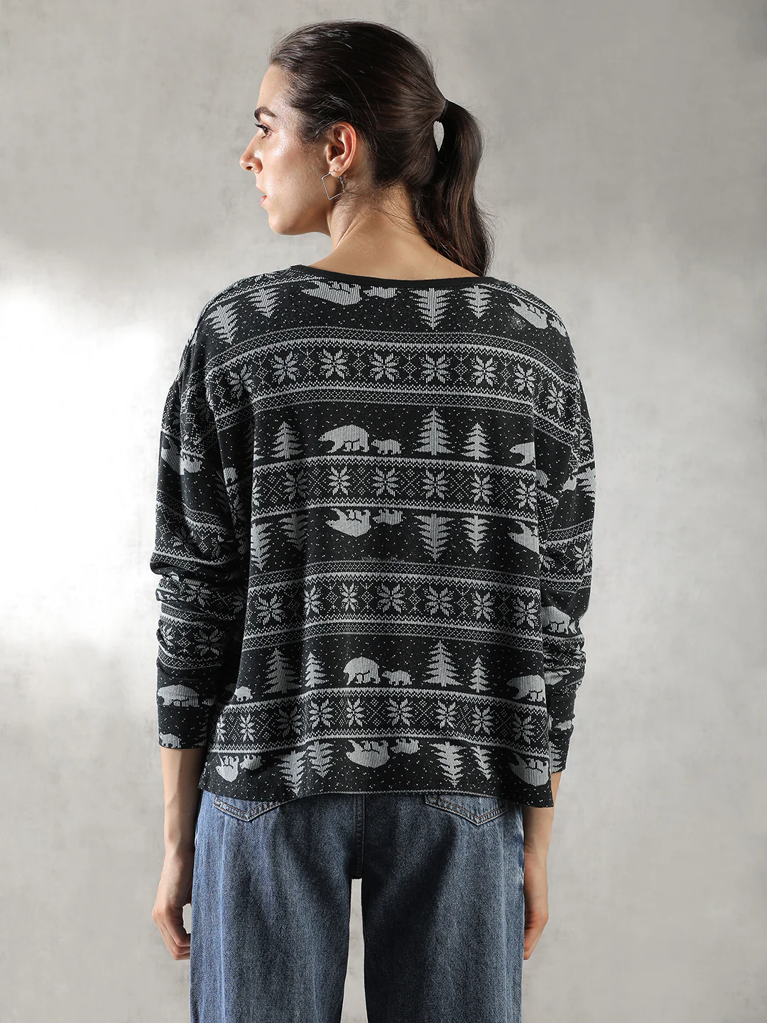 Women Christmas Theme Sweatshirt - Image 3