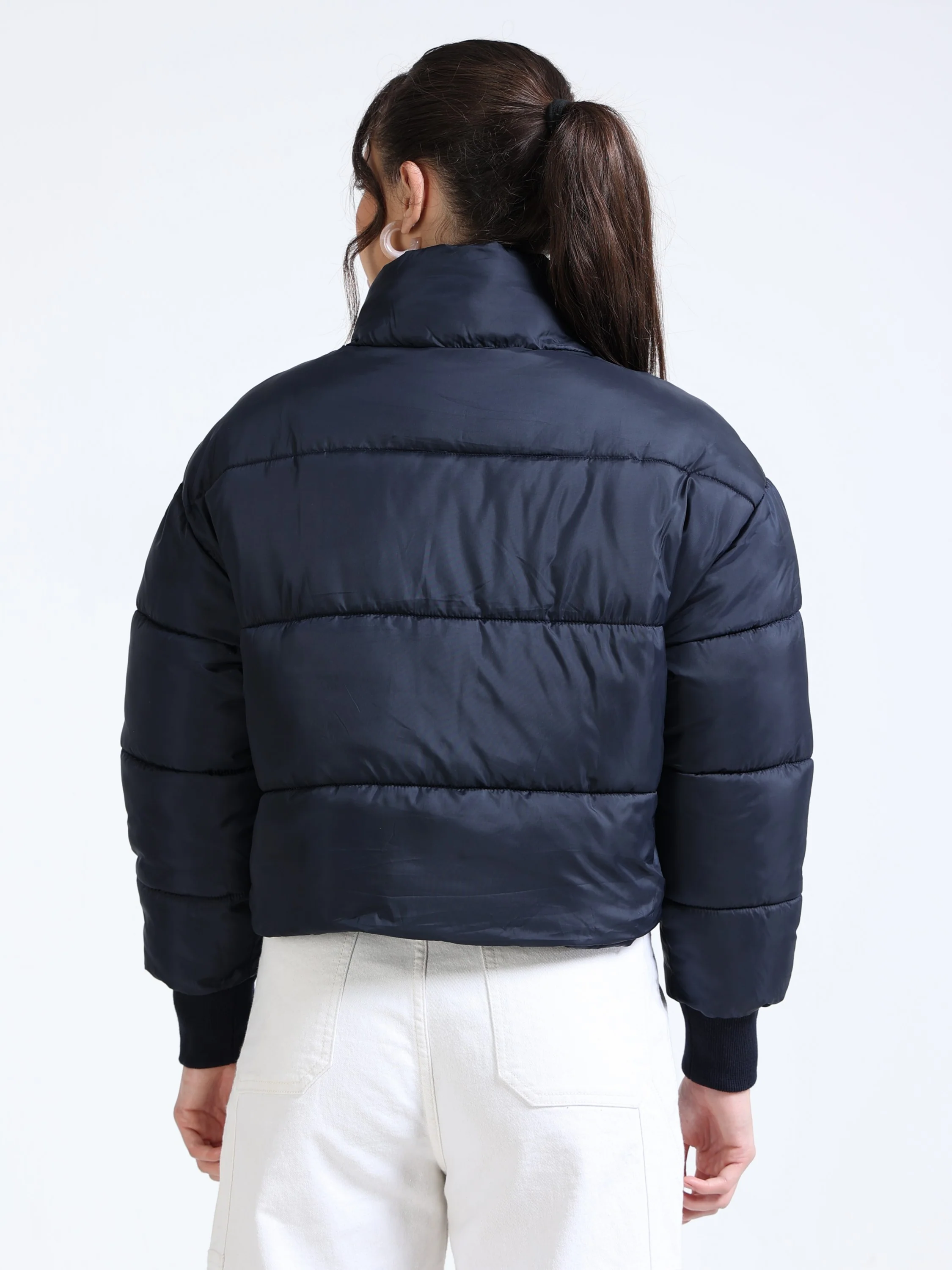 Women Navy Light Weight Jacket - Image 4