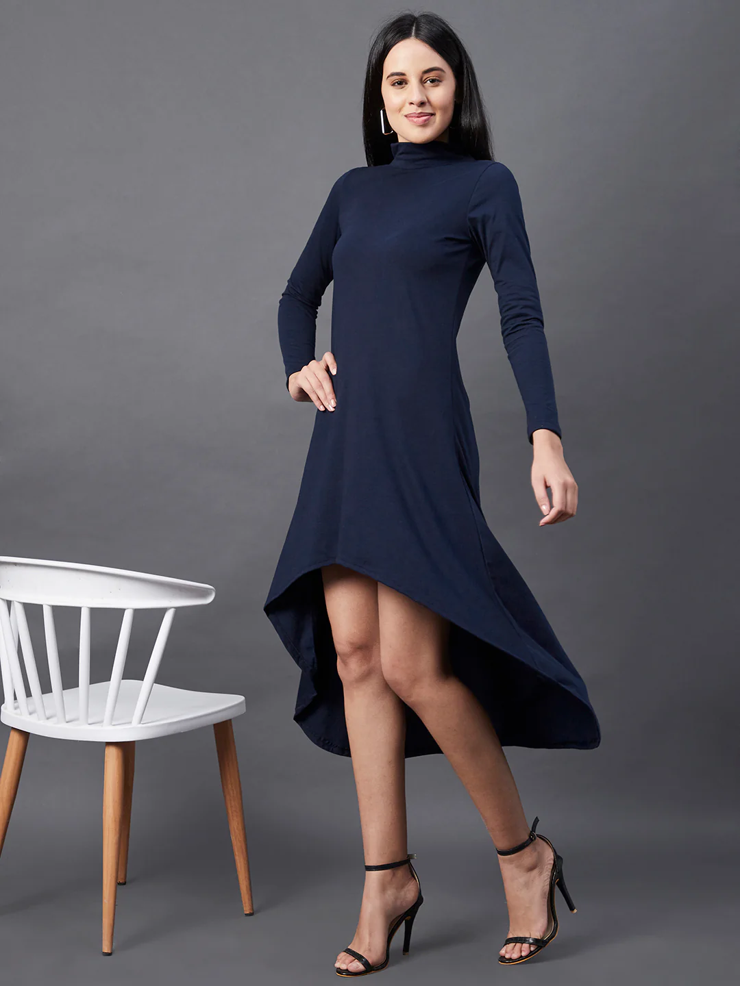 Women Navy Maxi Dress - Image 2