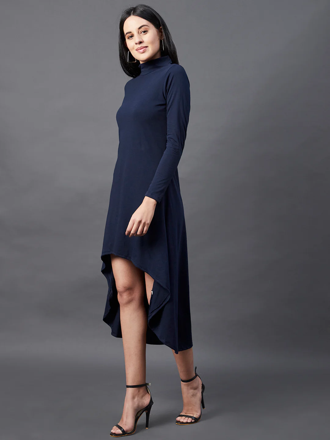 Women Navy Maxi Dress - Image 3