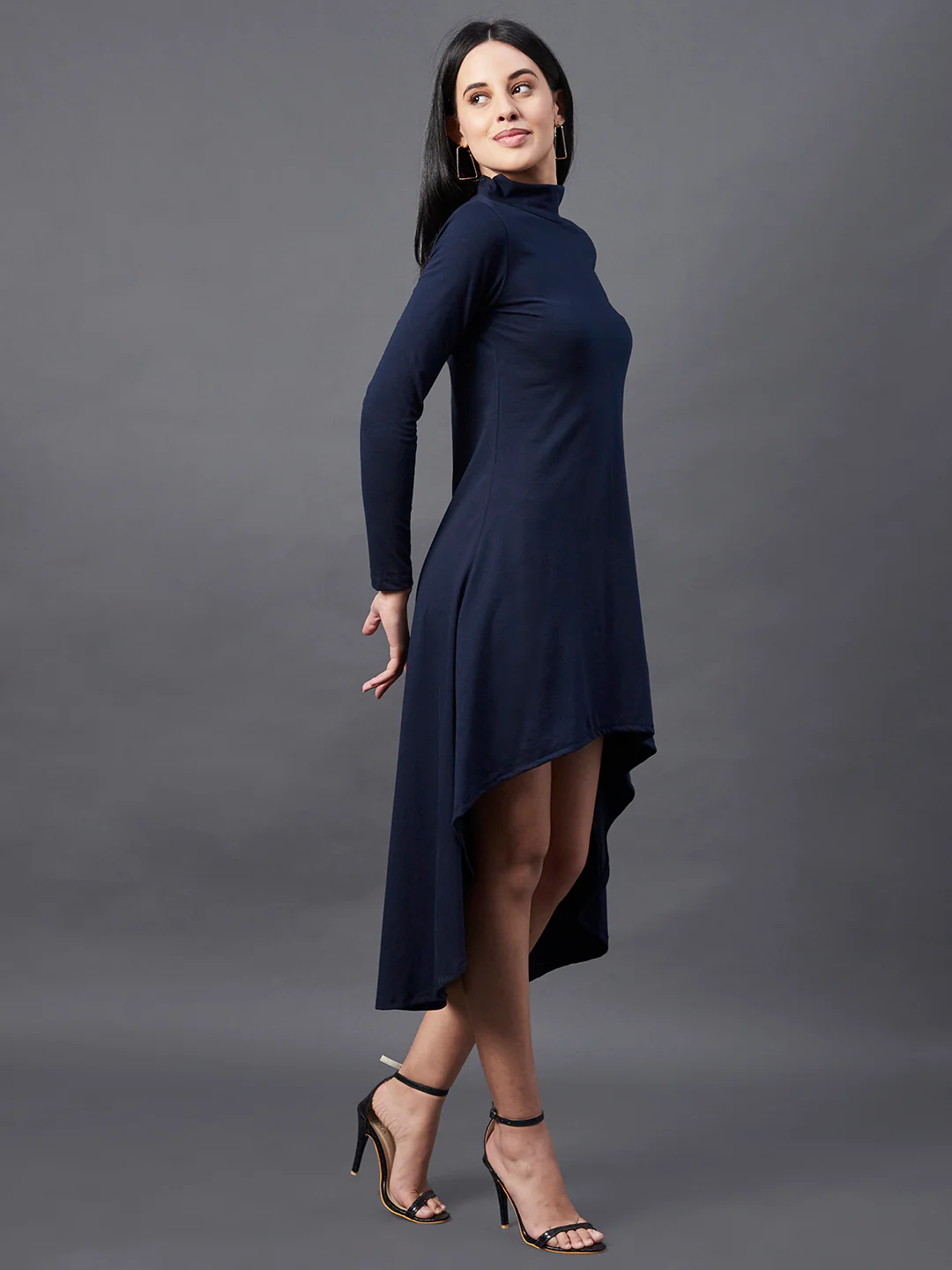 Women Navy Maxi Dress - Image 4