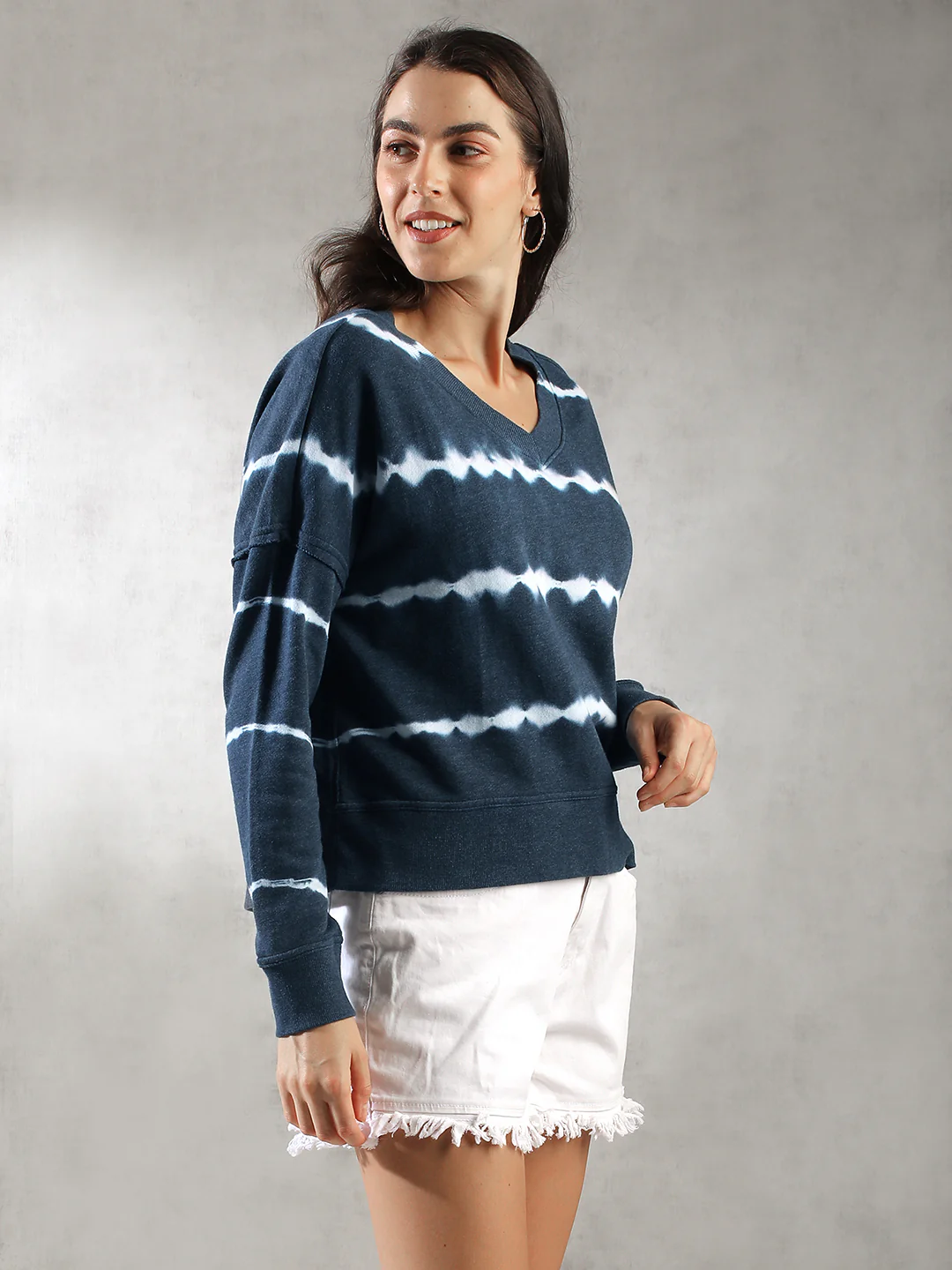 Women Oversize Drop Shoulder Sweatshirt - Image 6