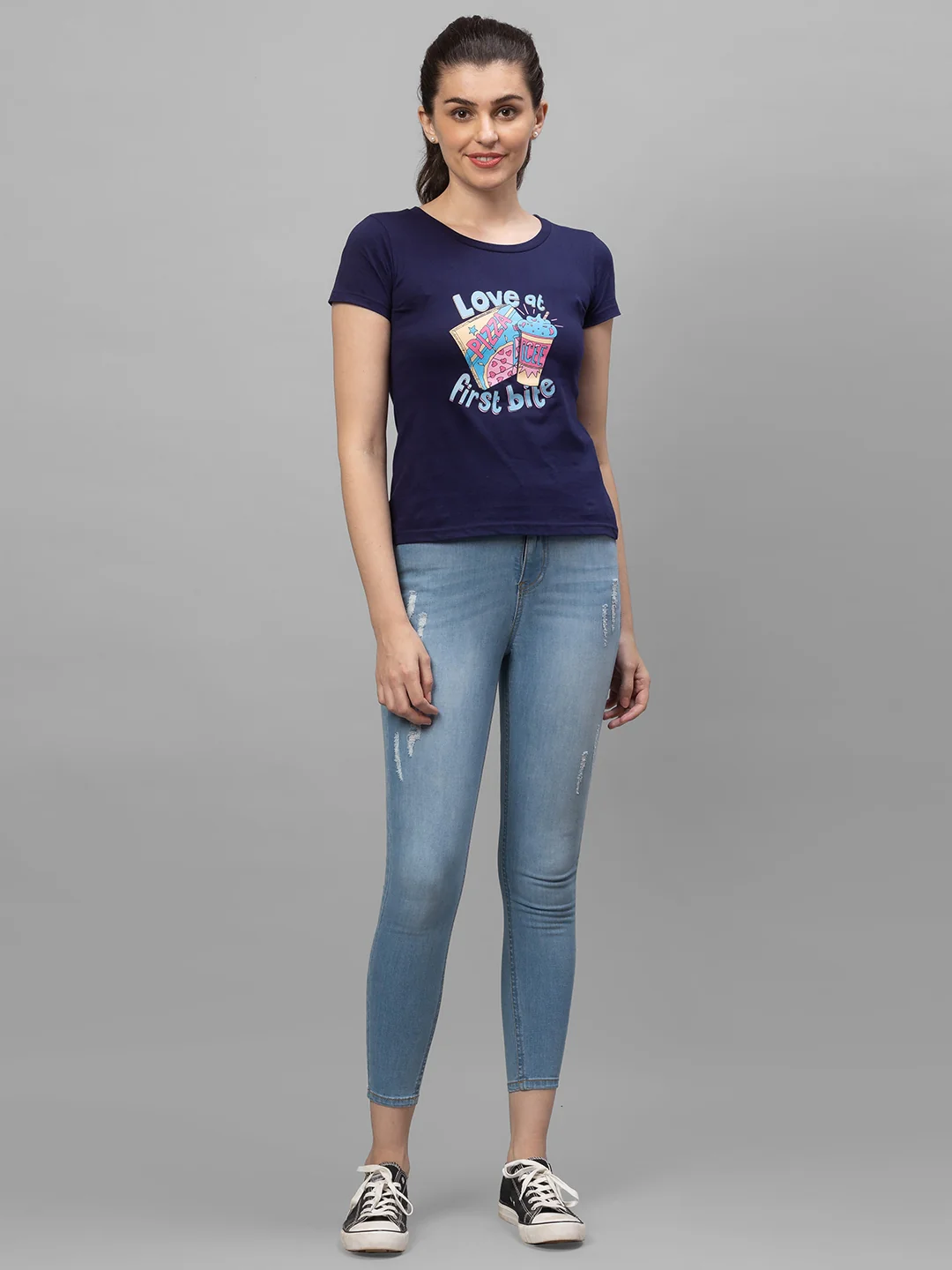 Women Quirky Print T-shirt - Image 2
