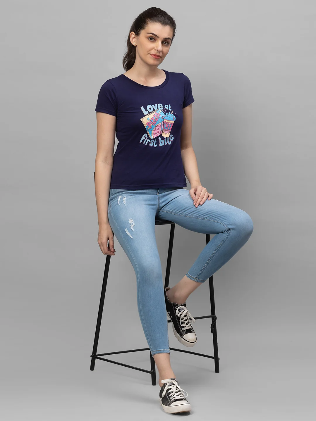Women Quirky Print T-shirt - Image 3