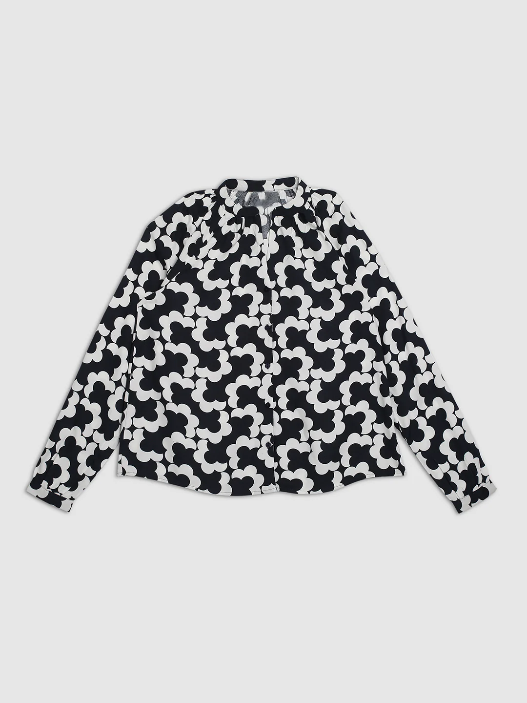 Women Navy Regular Fit Top - Image 5