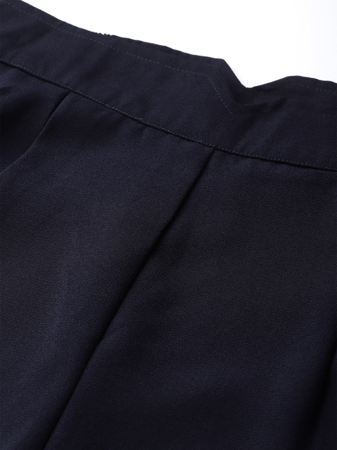 Women Navy Side Zipper Pant - Image 5