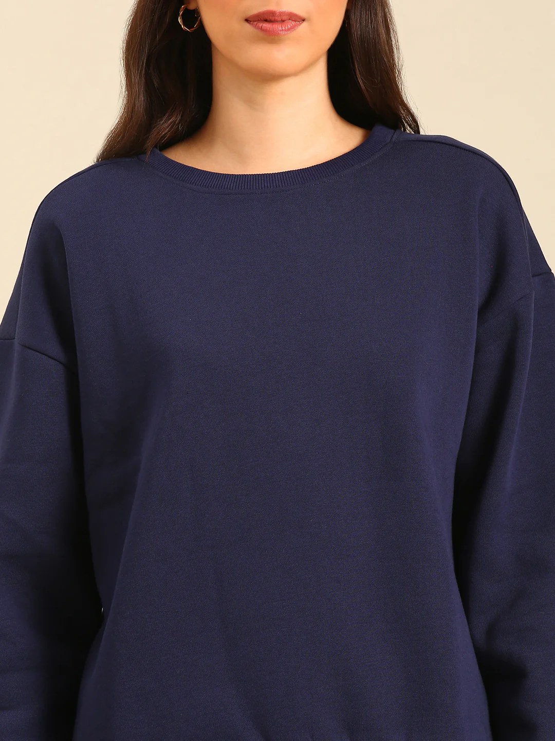 Women Navy Winter Sweatshirt - Image 3
