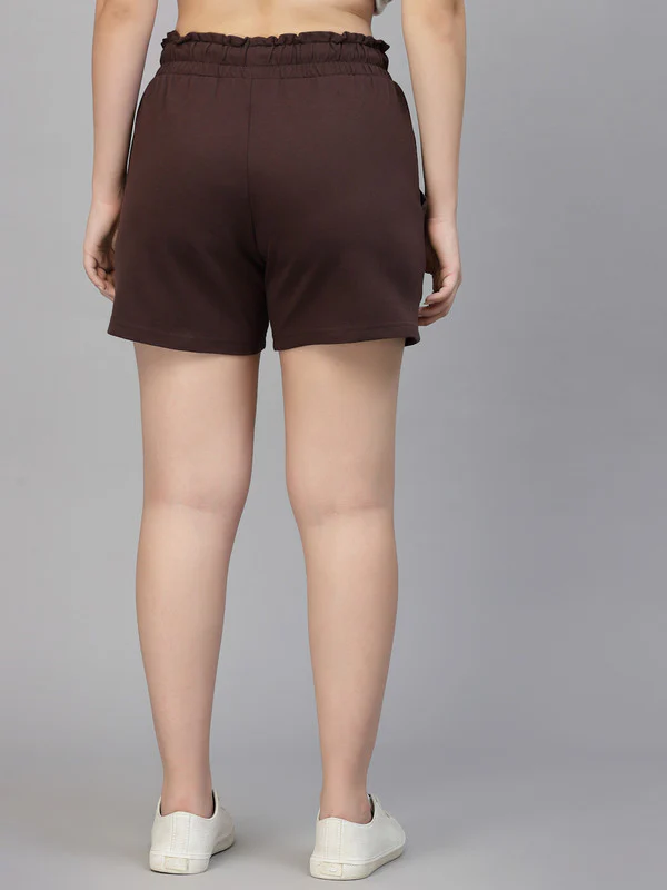 Women Brown Odor Free Shorts - Image 4