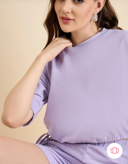 Women Odor Free Tshirt & Short Set - Image 3