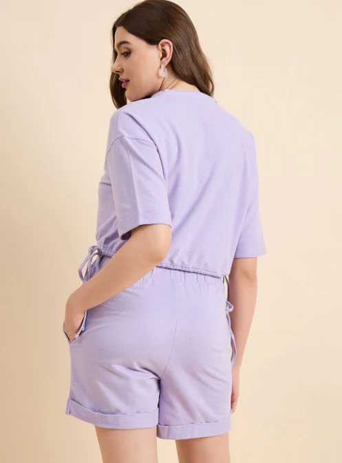 Women Odor Free Tshirt & Short Set - Image 4