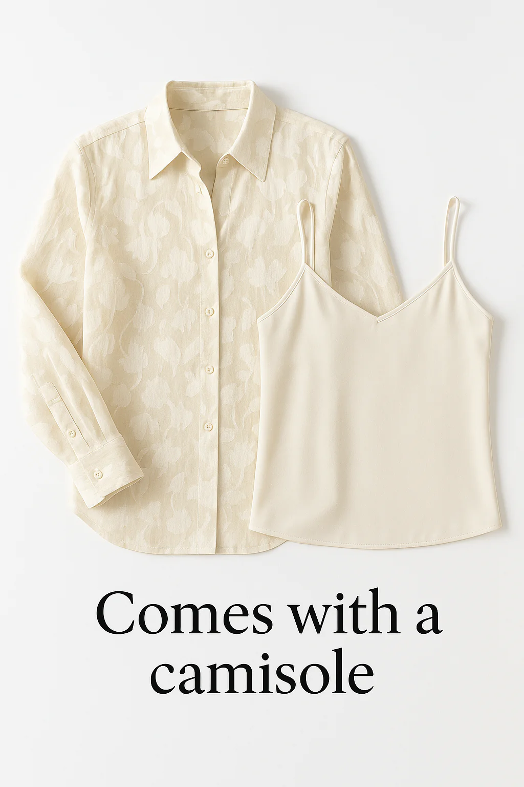 Women Off White Jacquard Party Wear Shirt - Image 8