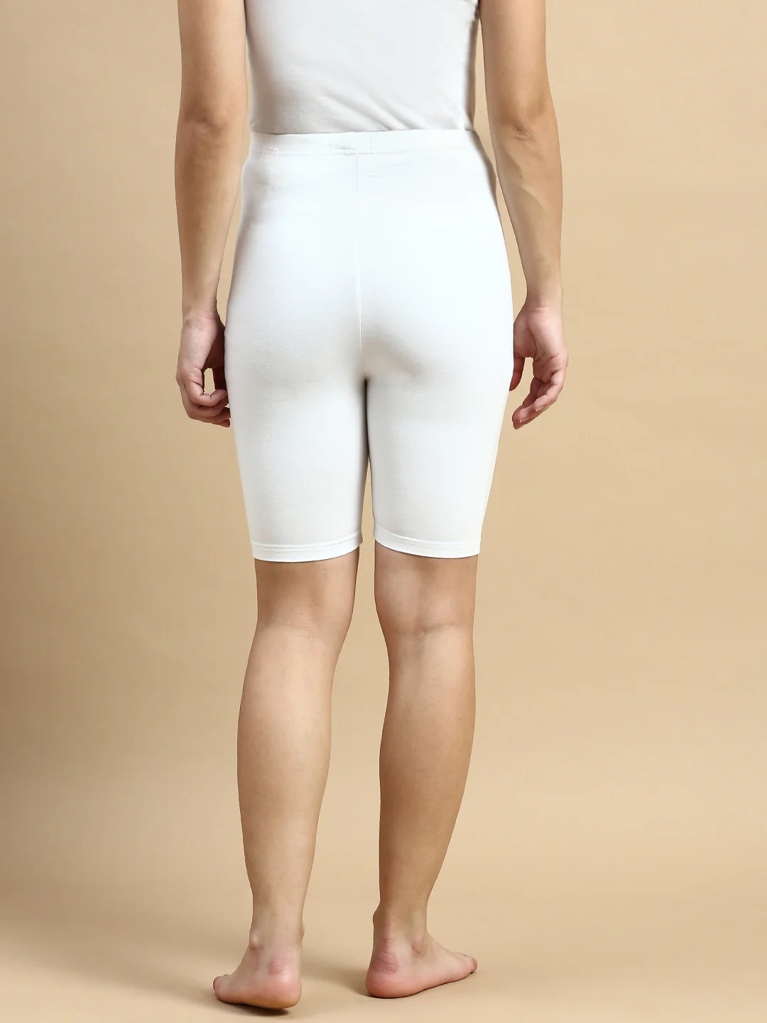 Women Off White Tights - Image 2