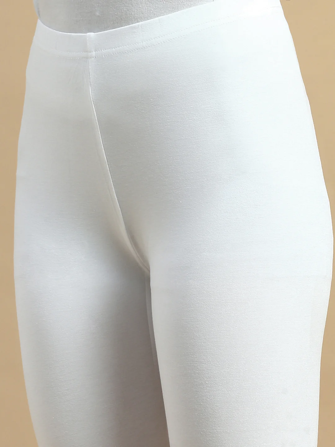 Women Off White Tights - Image 3