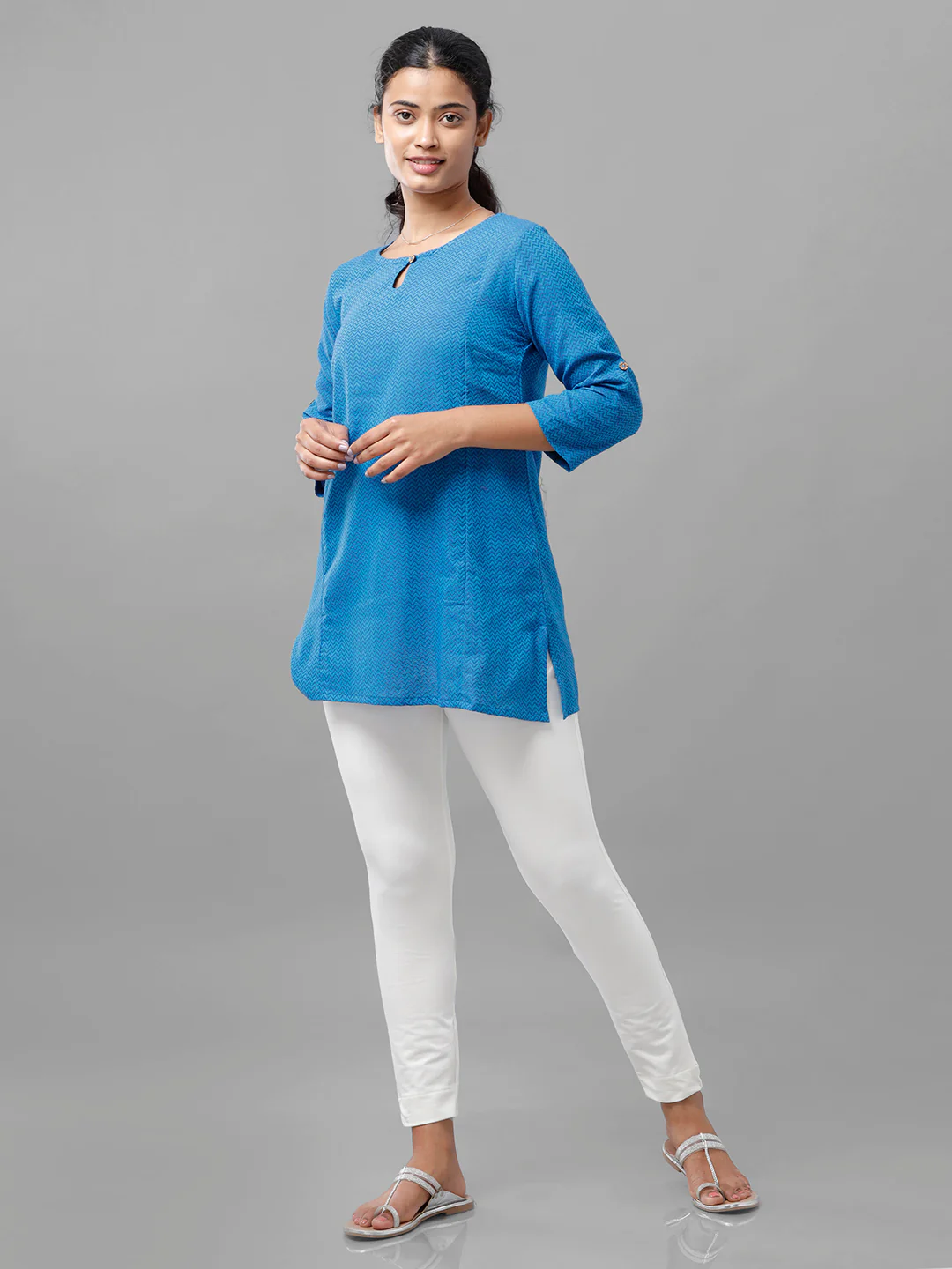 Women Offwhite Casual Pants - Image 4