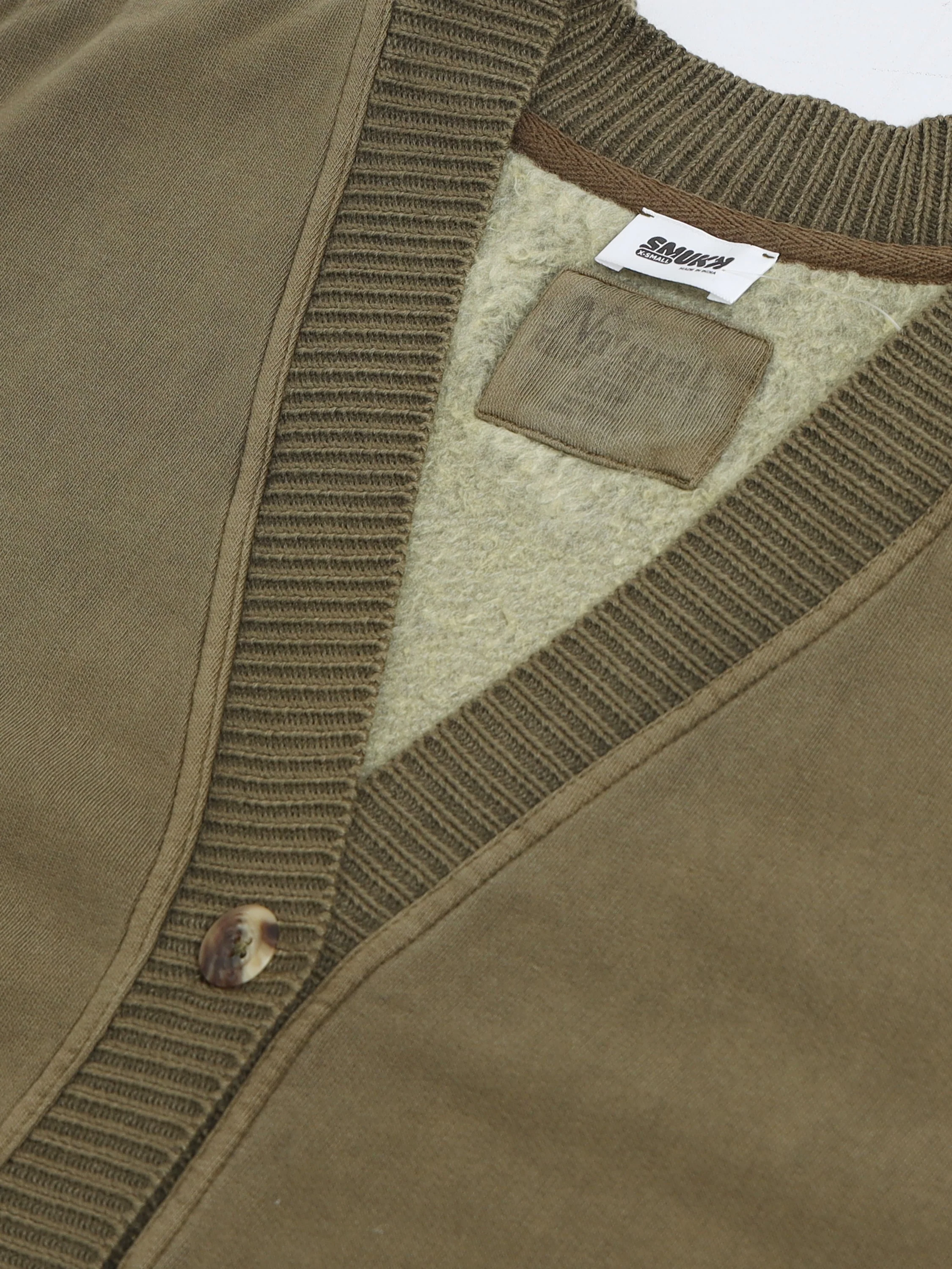 Women Olive Oversized Cardigan - Image 5