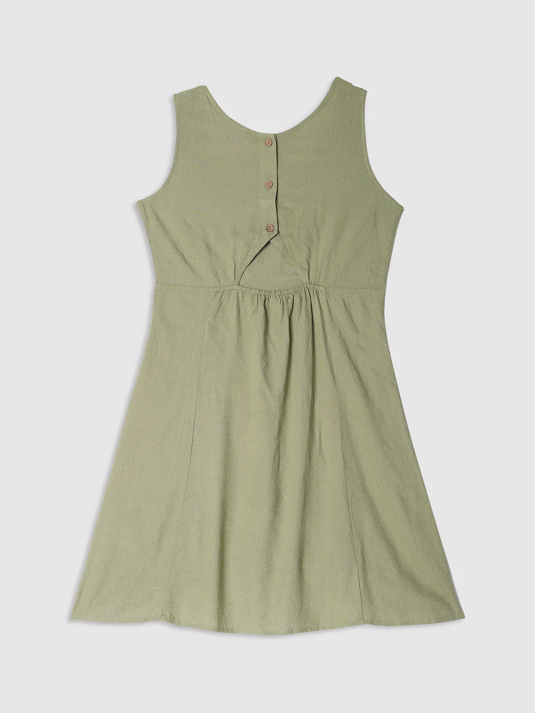 Women Olive Regular Fit Dress - Image 7