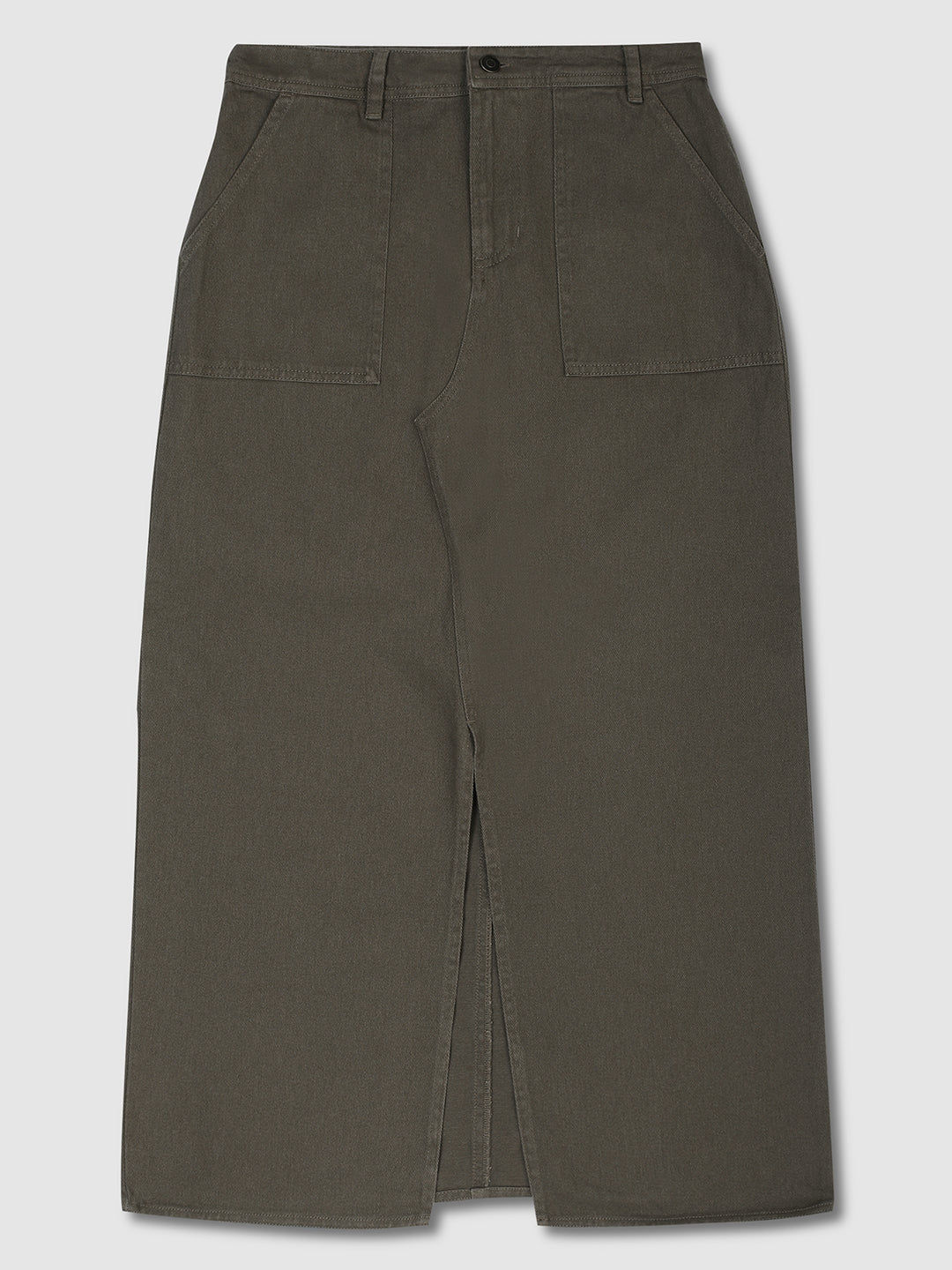 Women Olive Regular Fit Skirt - Image 7