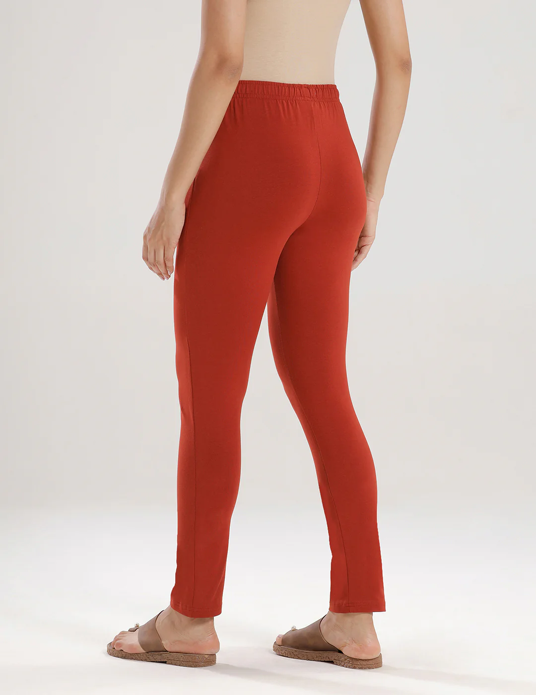 Women Orange Casual Pants - Image 4