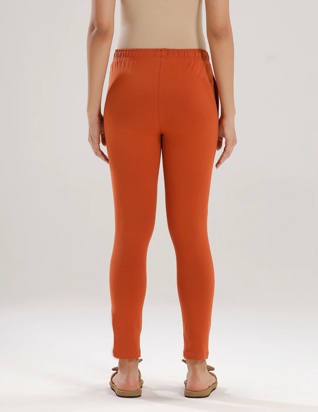 Women Orange Casual Pants - Image 3
