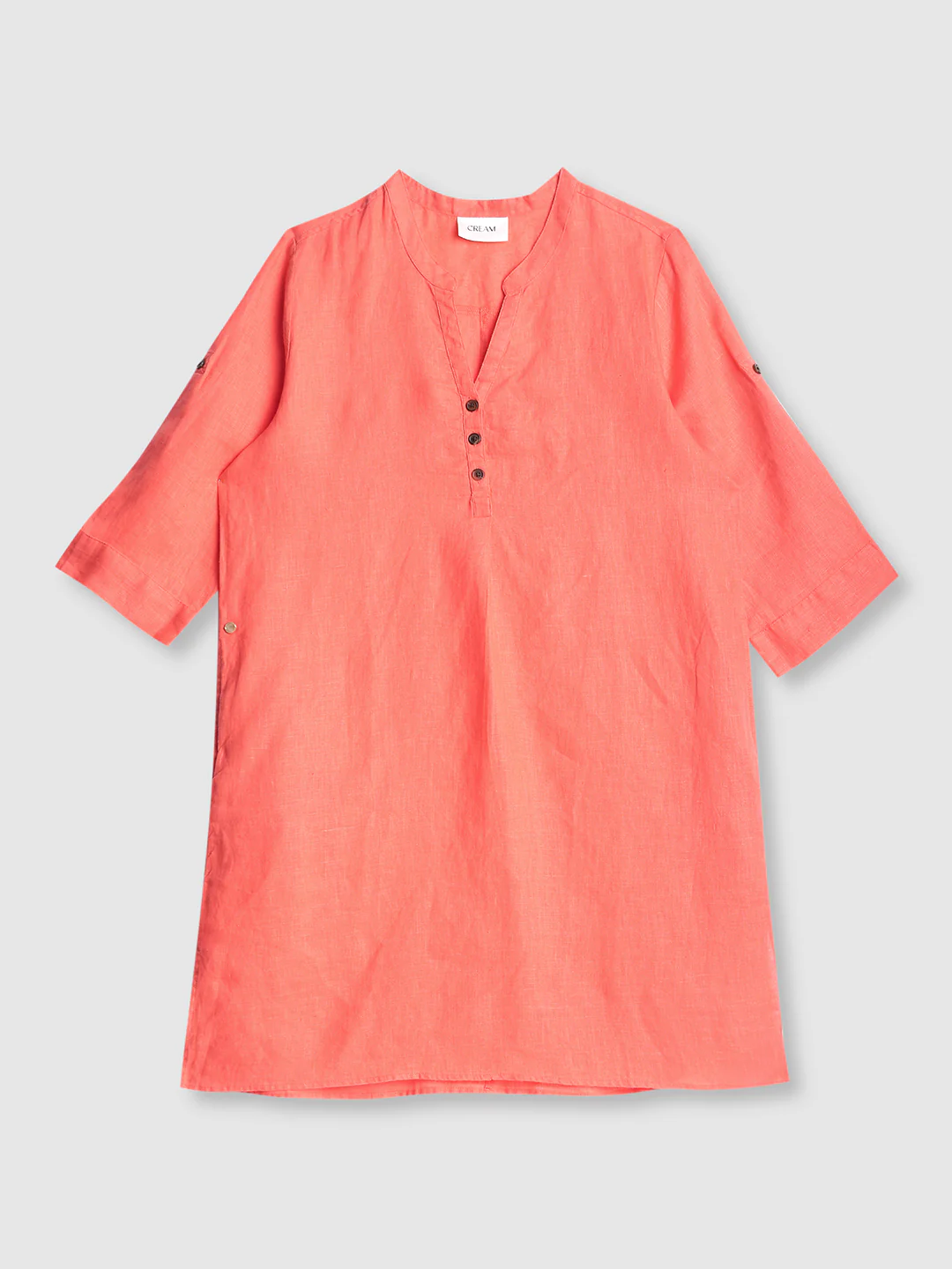 Women Orange Oversize Fit Dress - Image 7