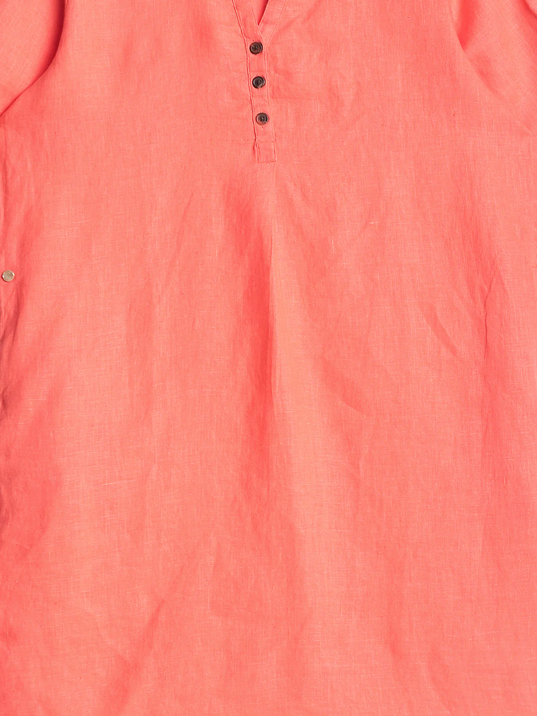 Women Orange Oversize Fit Dress - Image 8