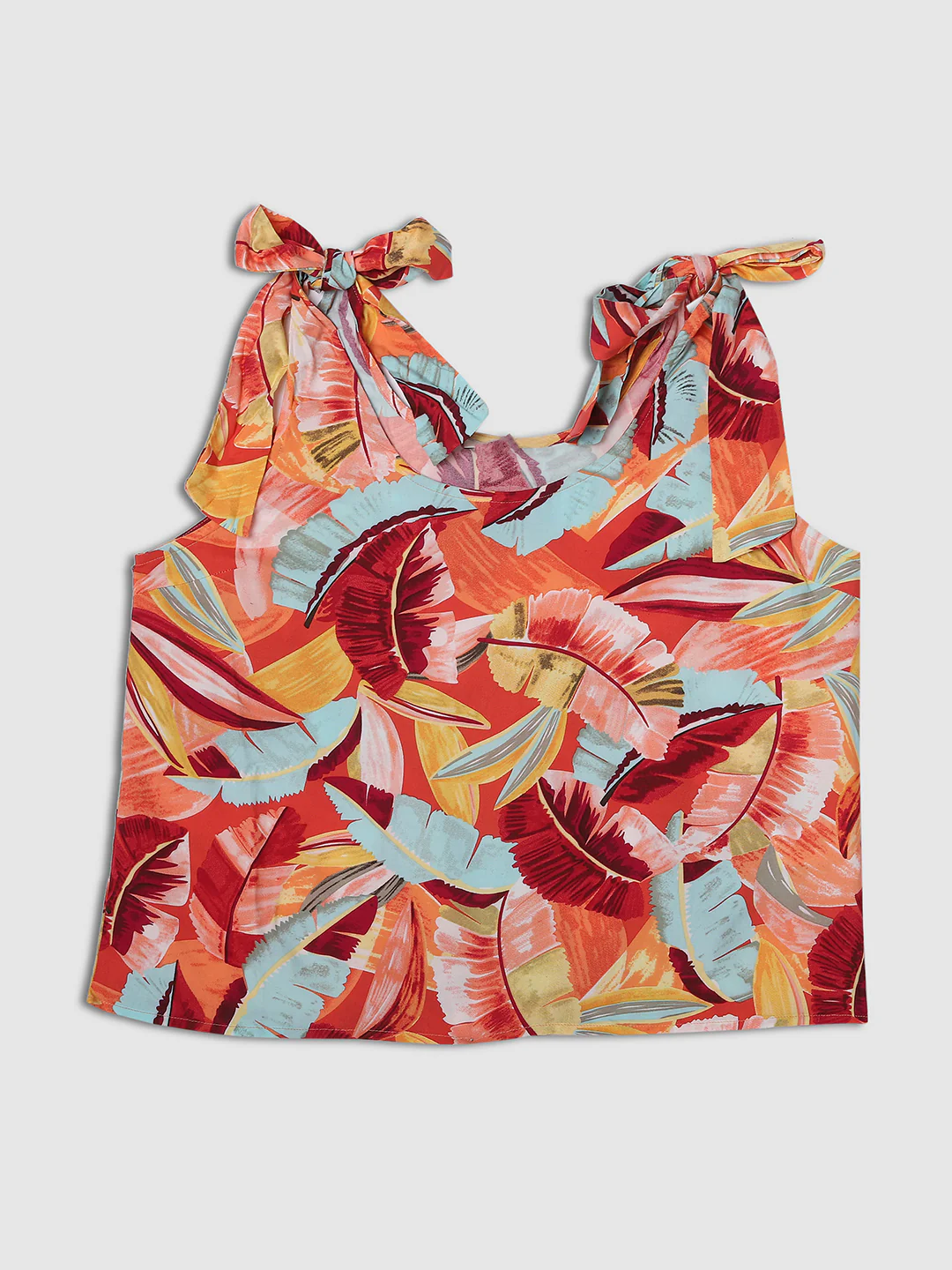 Women Orange Regular Fit Top - Image 7