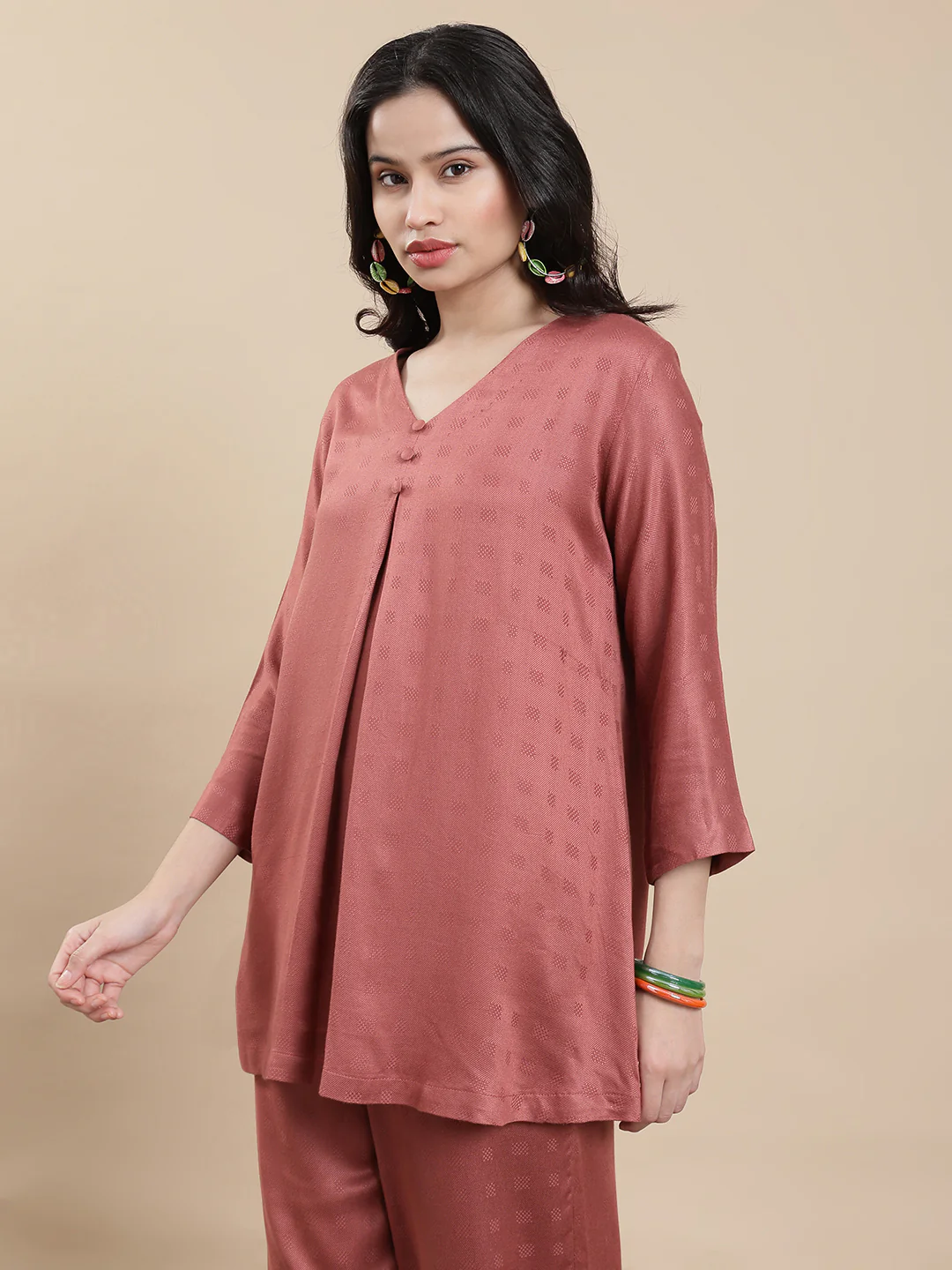 Women Peach Casual Top - Image 4