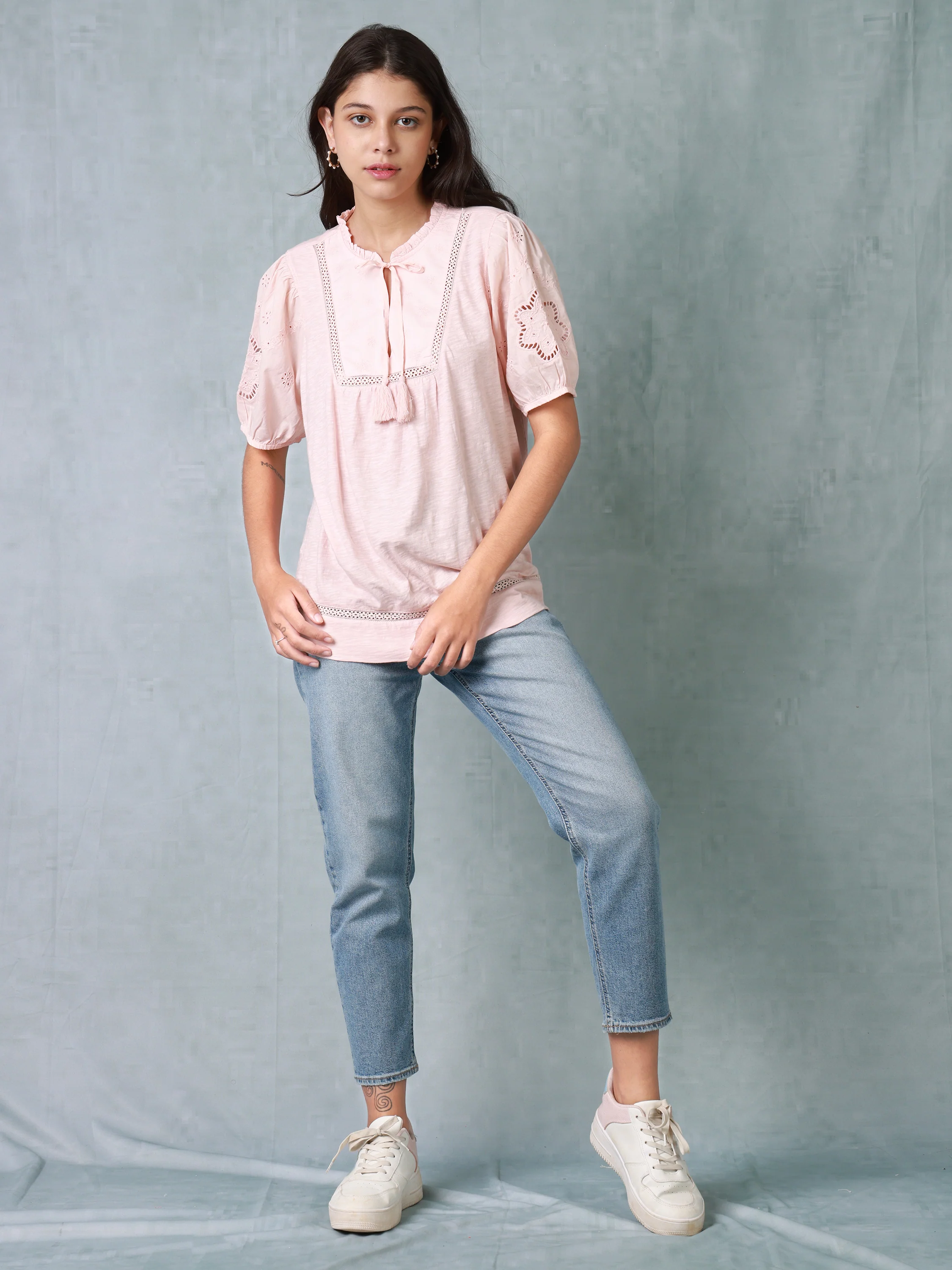 Women Peach Comfort fit top - Image 2